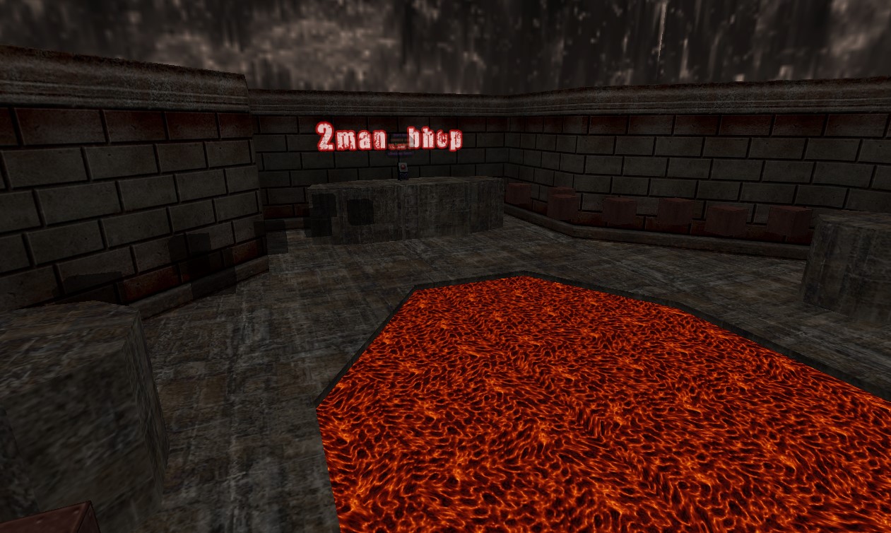 מפת 2man_bhop_gloomy במשחק Counter-Strike 1.6