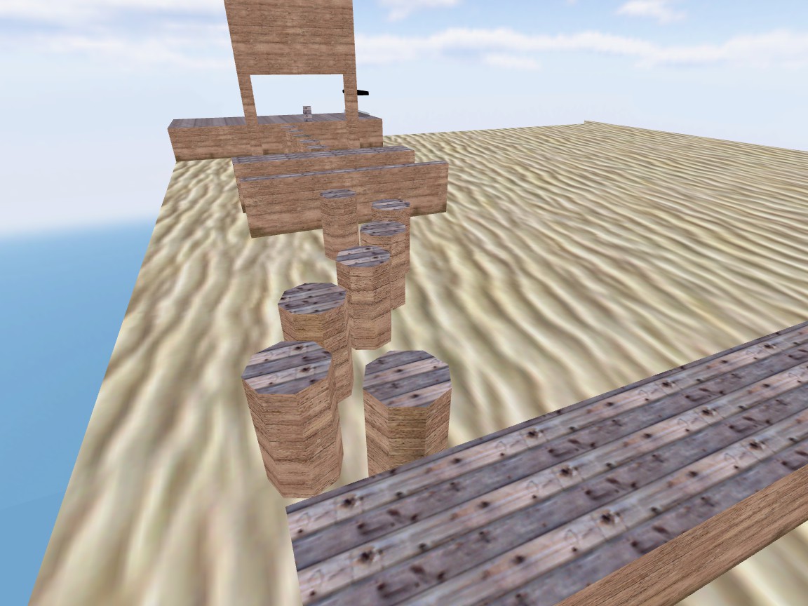 מפת bhop_beach במשחק Counter-Strike 1.6