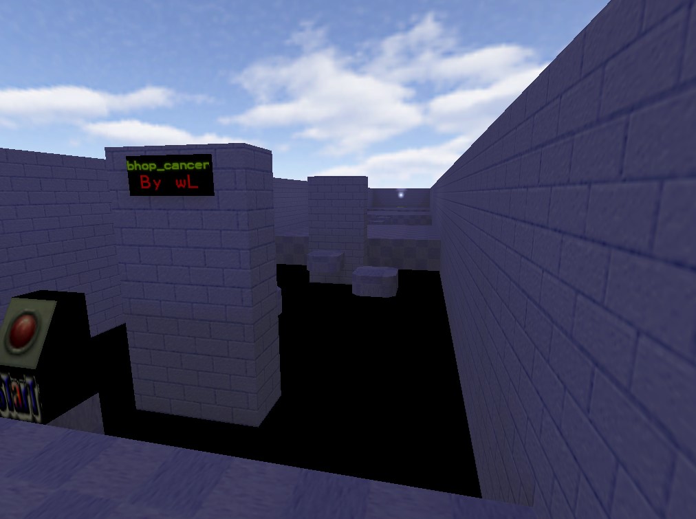 מפת bhop_cancer במשחק Counter-Strike 1.6