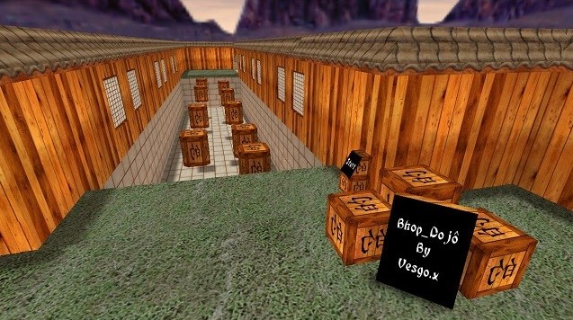 מפת bhop_dojo במשחק Counter-Strike 1.6