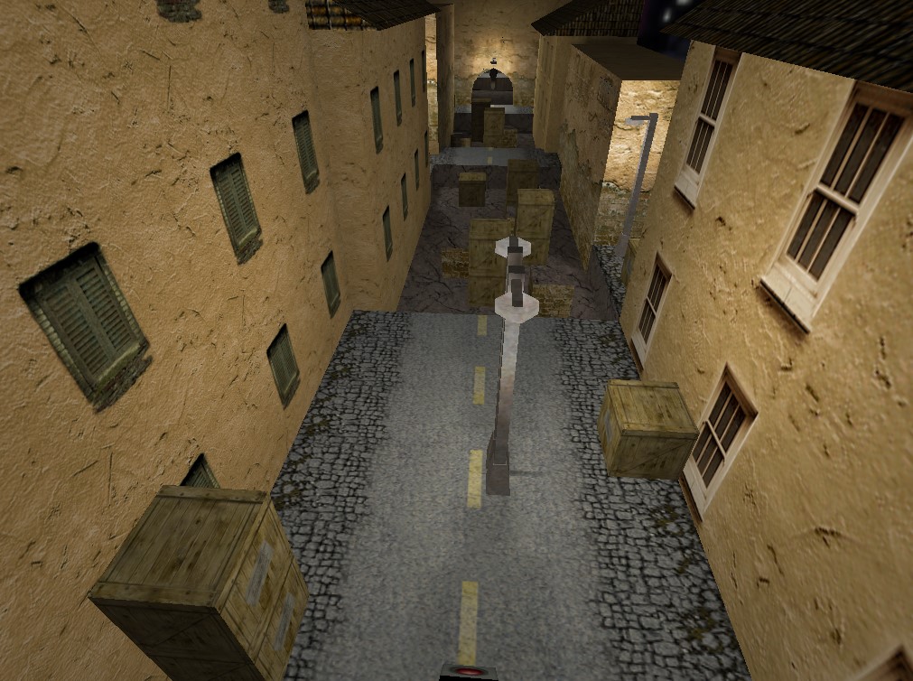 מפת bhop_houses במשחק Counter-Strike 1.6