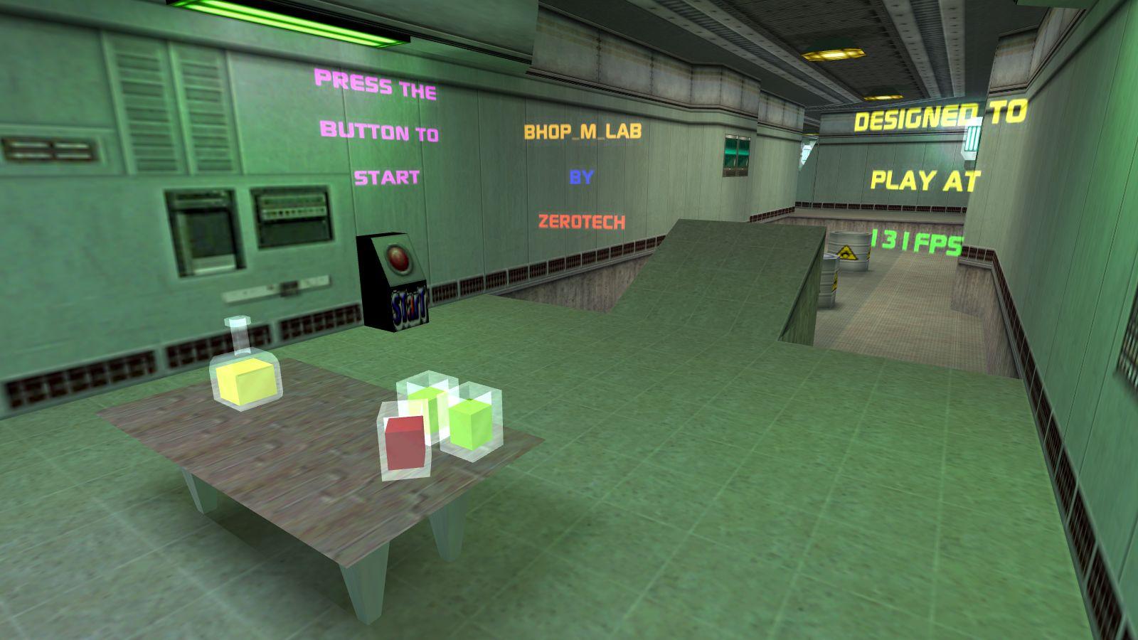 מפת bhop_m_lab במשחק Counter-Strike 1.6