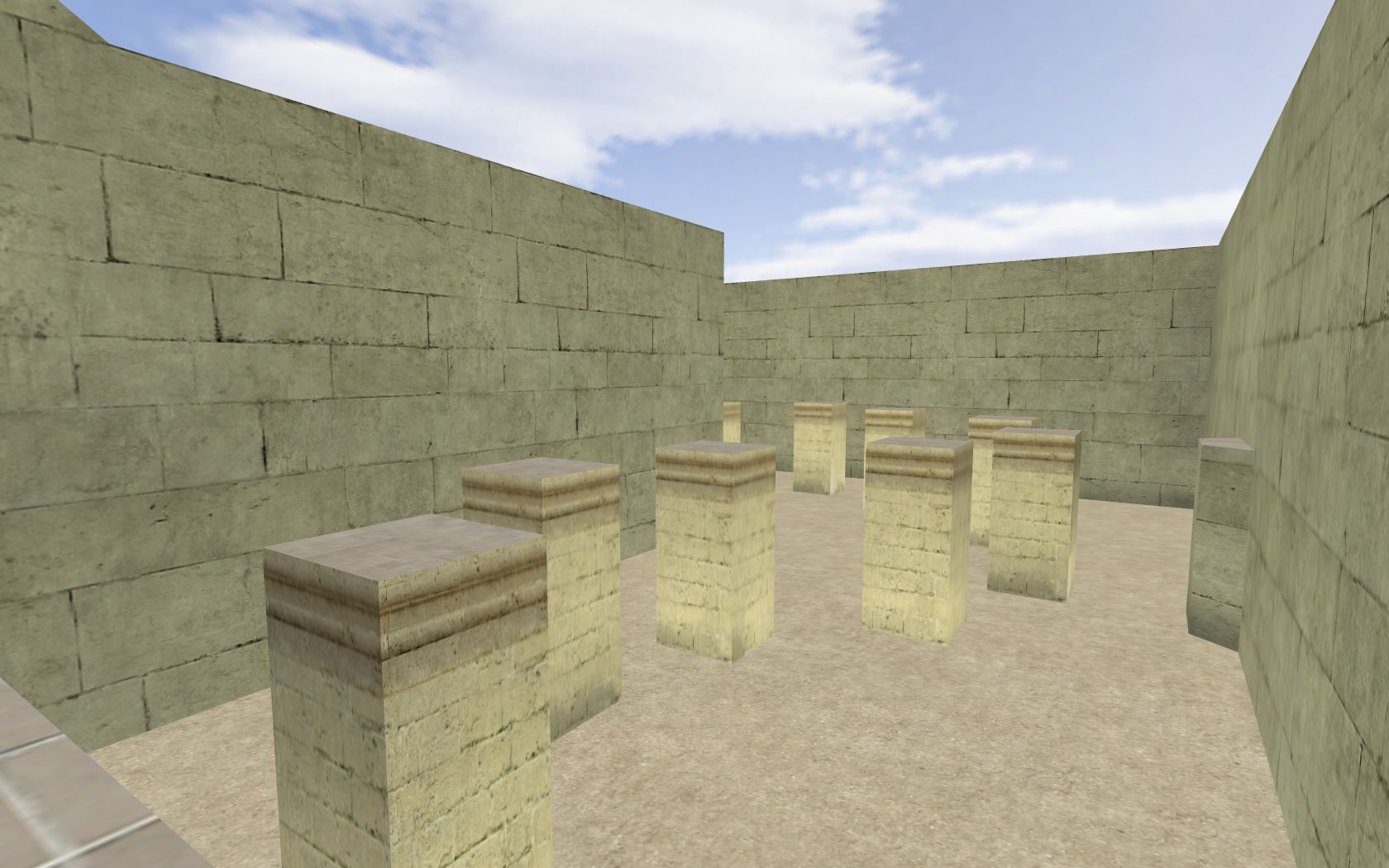 מפת bhop_runners במשחק Counter-Strike 1.6