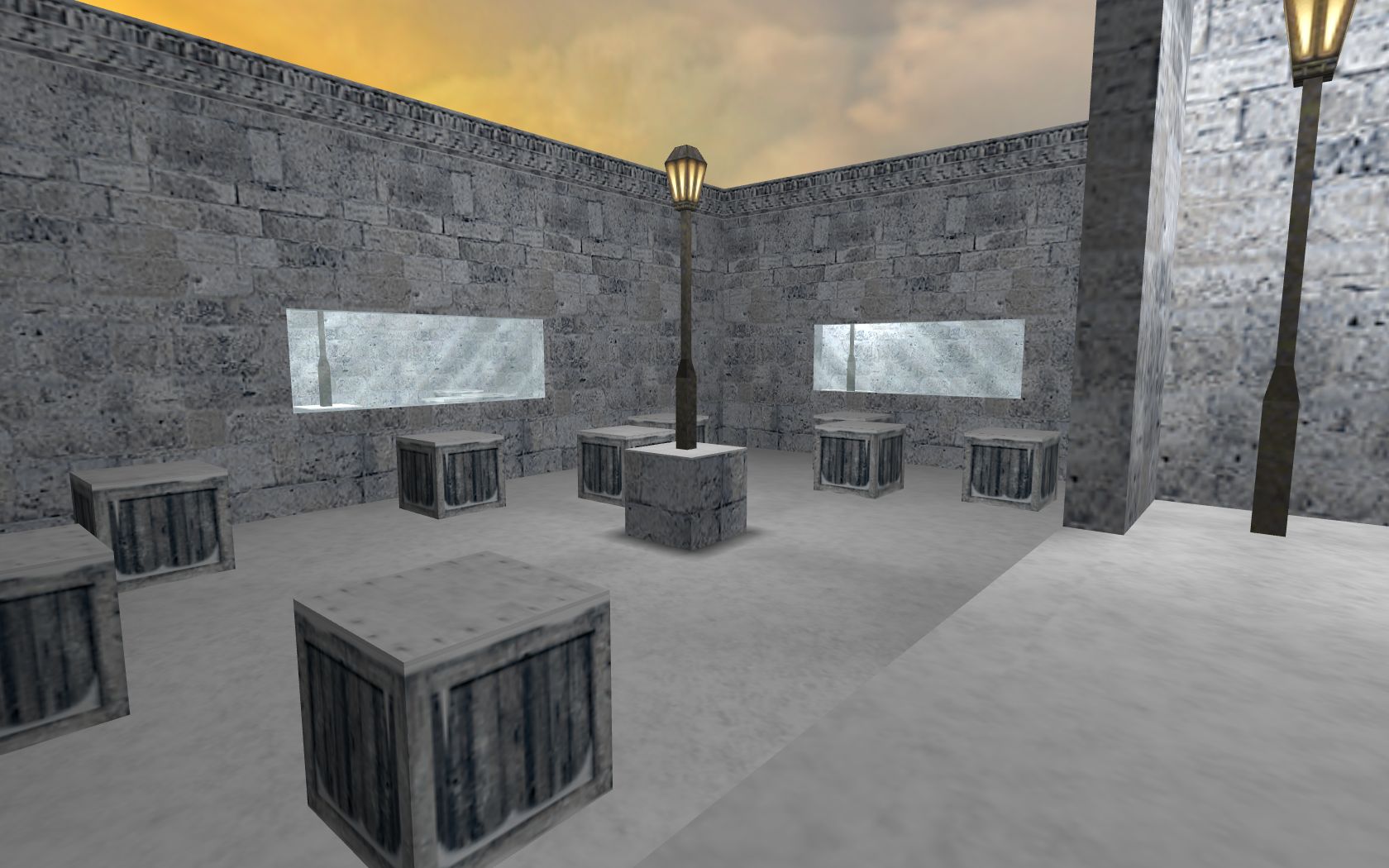 מפת boxg_snownight_easy במשחק Counter-Strike 1.6