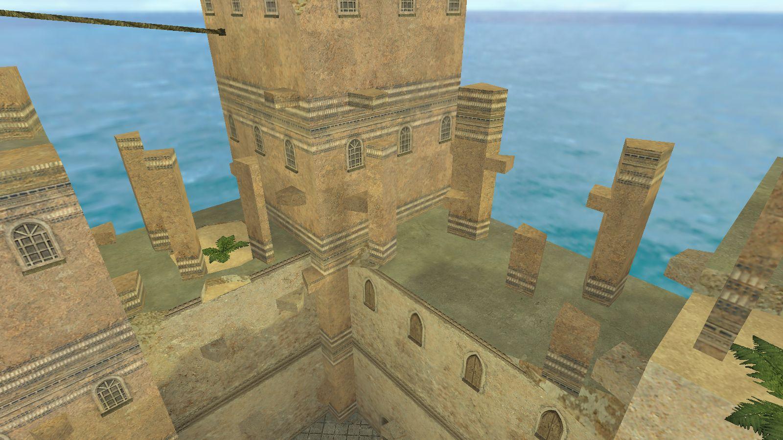 מפת cl_seaside במשחק Counter-Strike 1.6