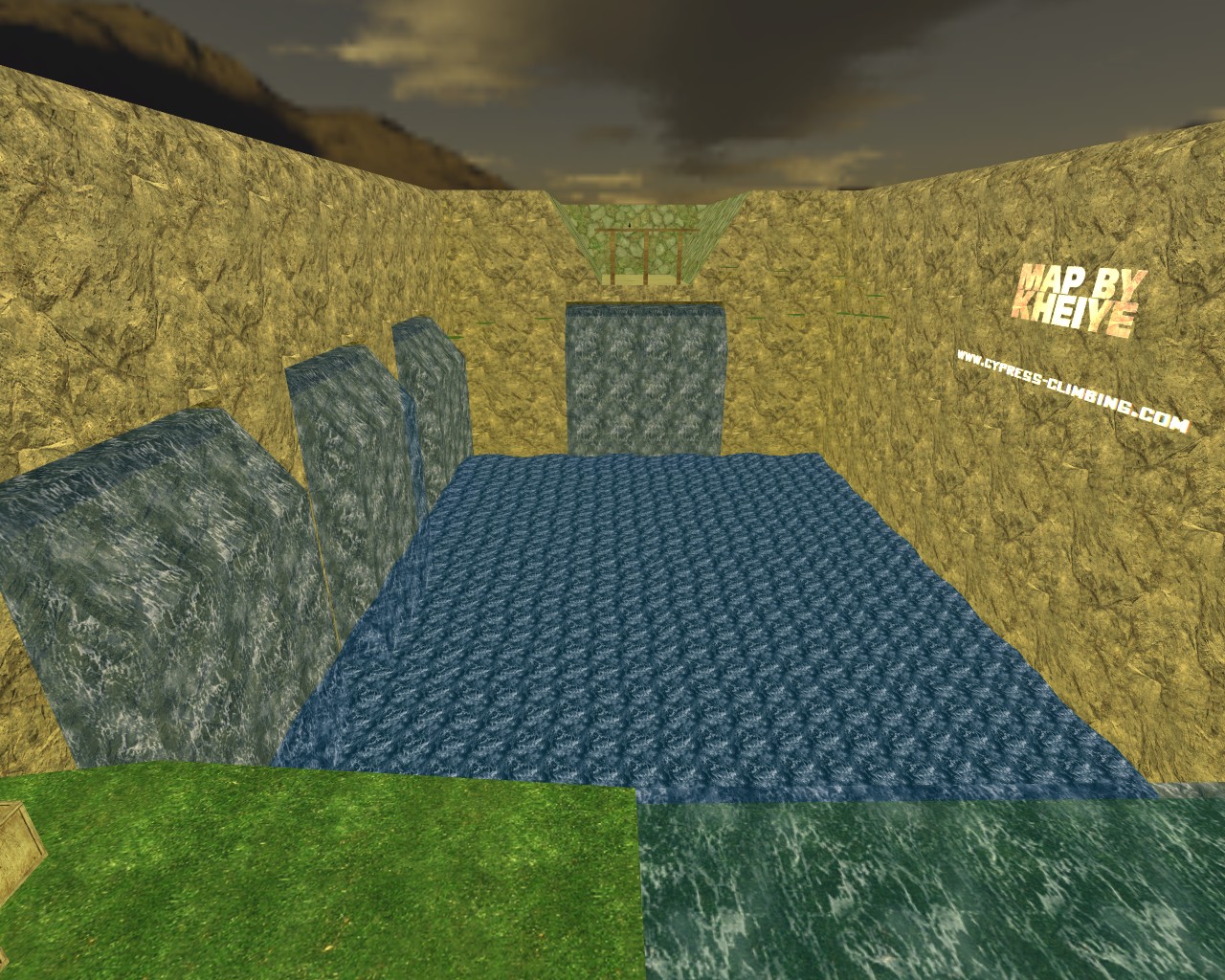 מפת cypress_slide_waterfall במשחק Counter-Strike 1.6