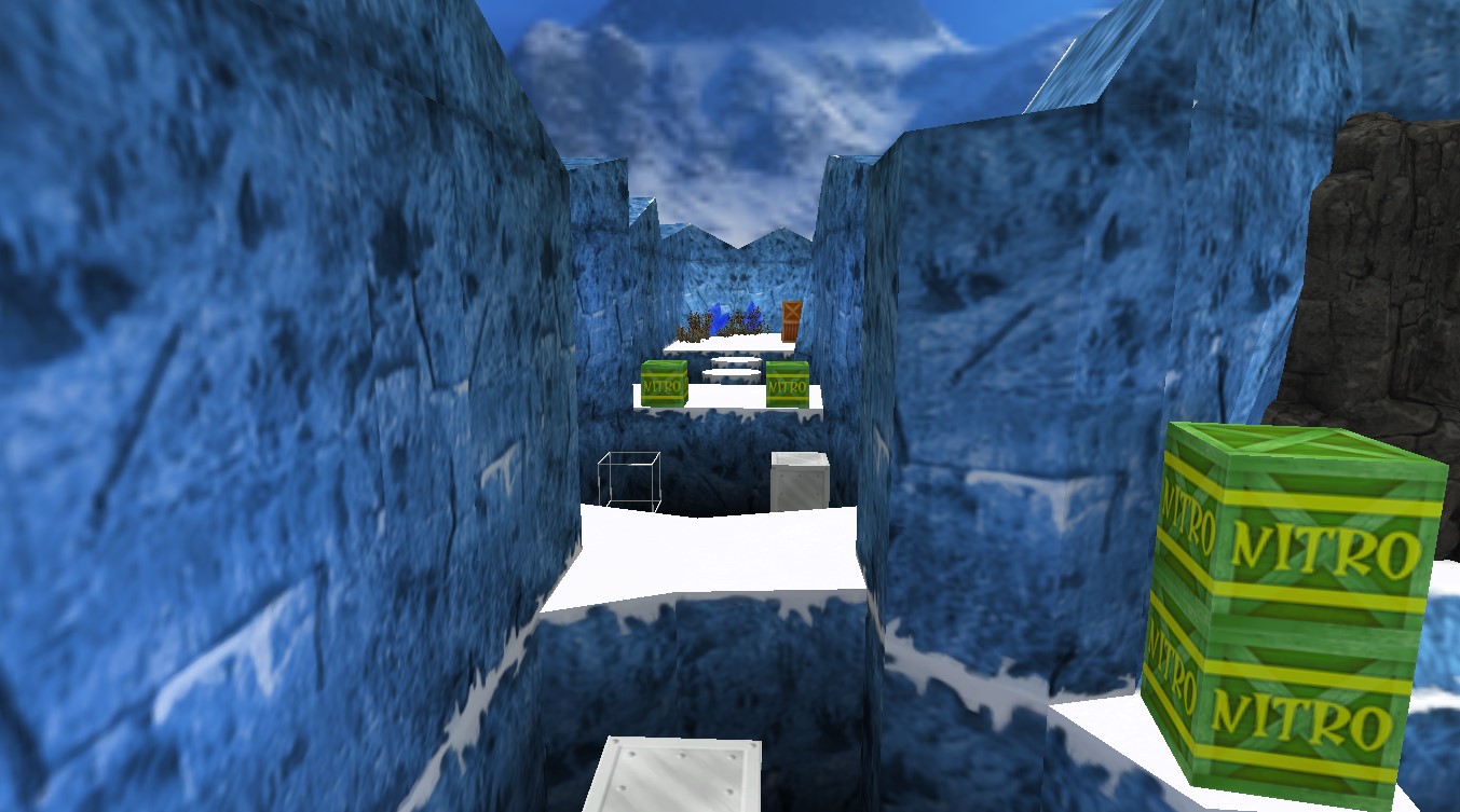 מפת deathrun-crash_snow במשחק Counter-Strike 1.6