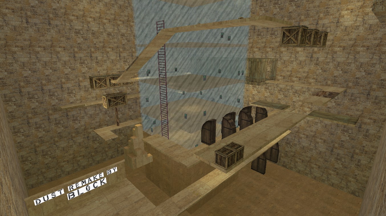 מפת deathrun-extreme-dust במשחק Counter-Strike 1.6