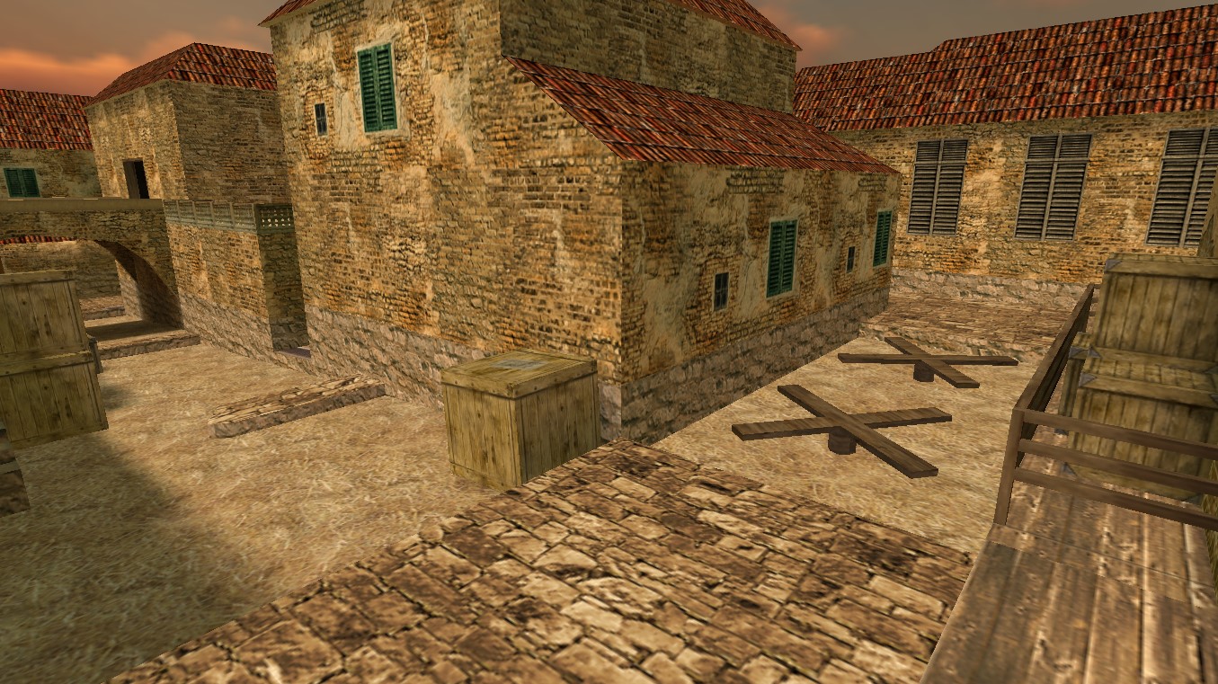 מפת deathrun-inferno במשחק Counter-Strike 1.6