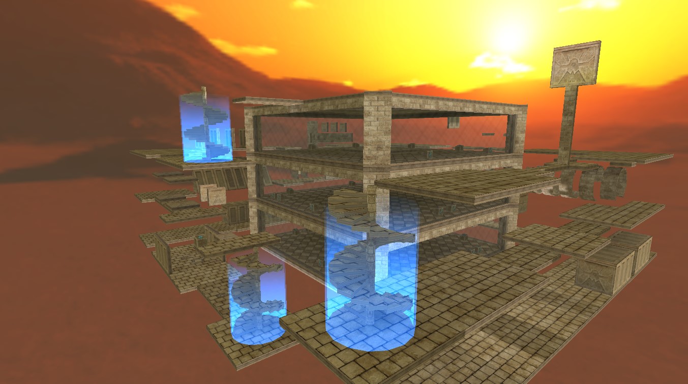 מפת deathrun-magic במשחק Counter-Strike 1.6