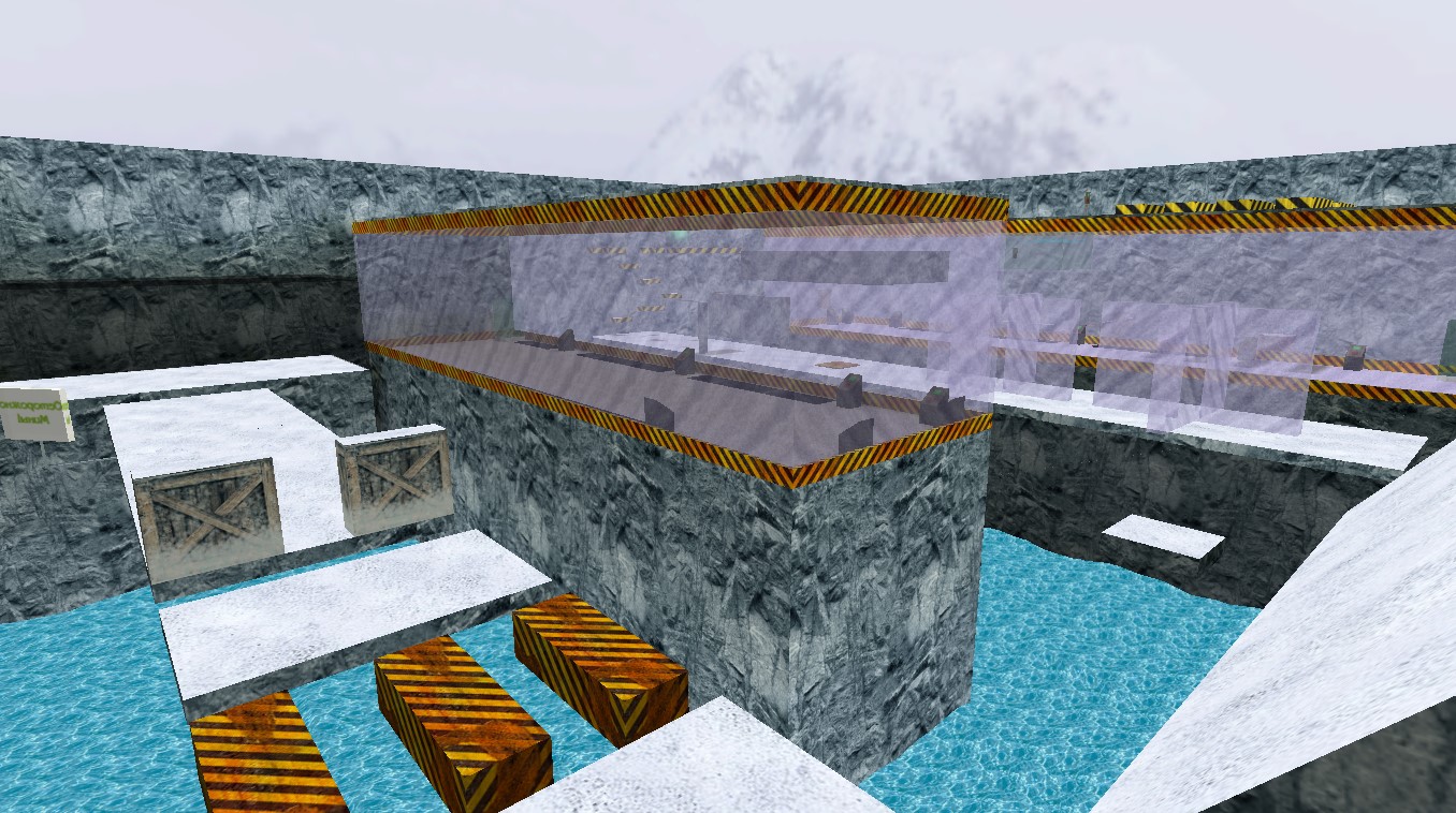 מפת deathrun-rockroad_snow במשחק Counter-Strike 1.6