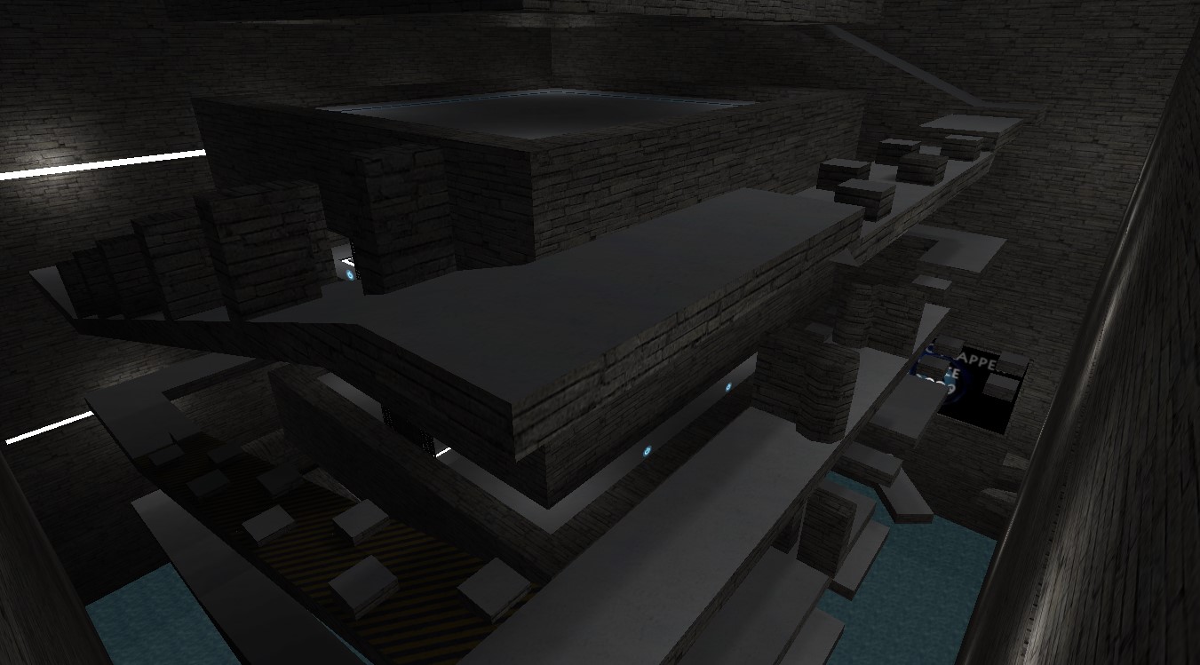 מפת deathrun-snowstorm במשחק Counter-Strike 1.6