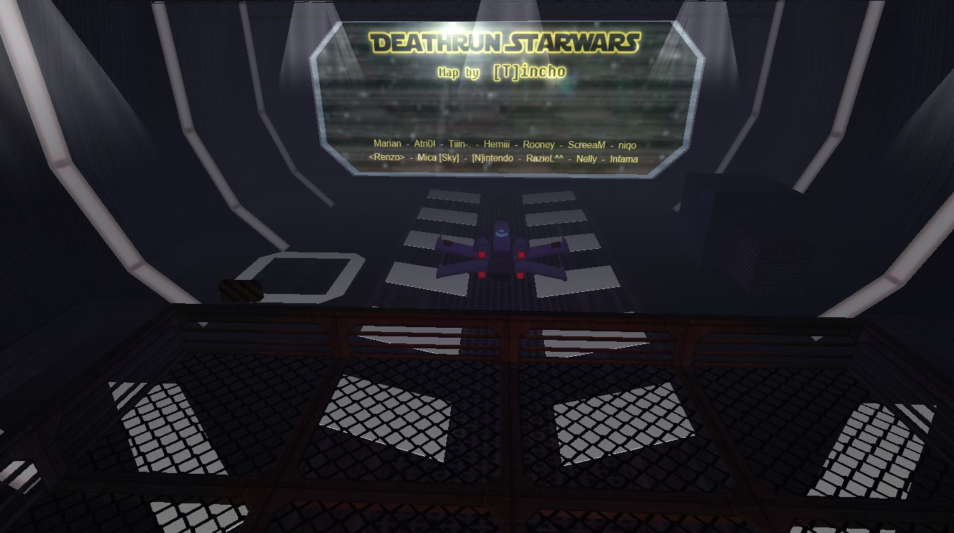 מפת deathrun-starwars במשחק Counter-Strike 1.6