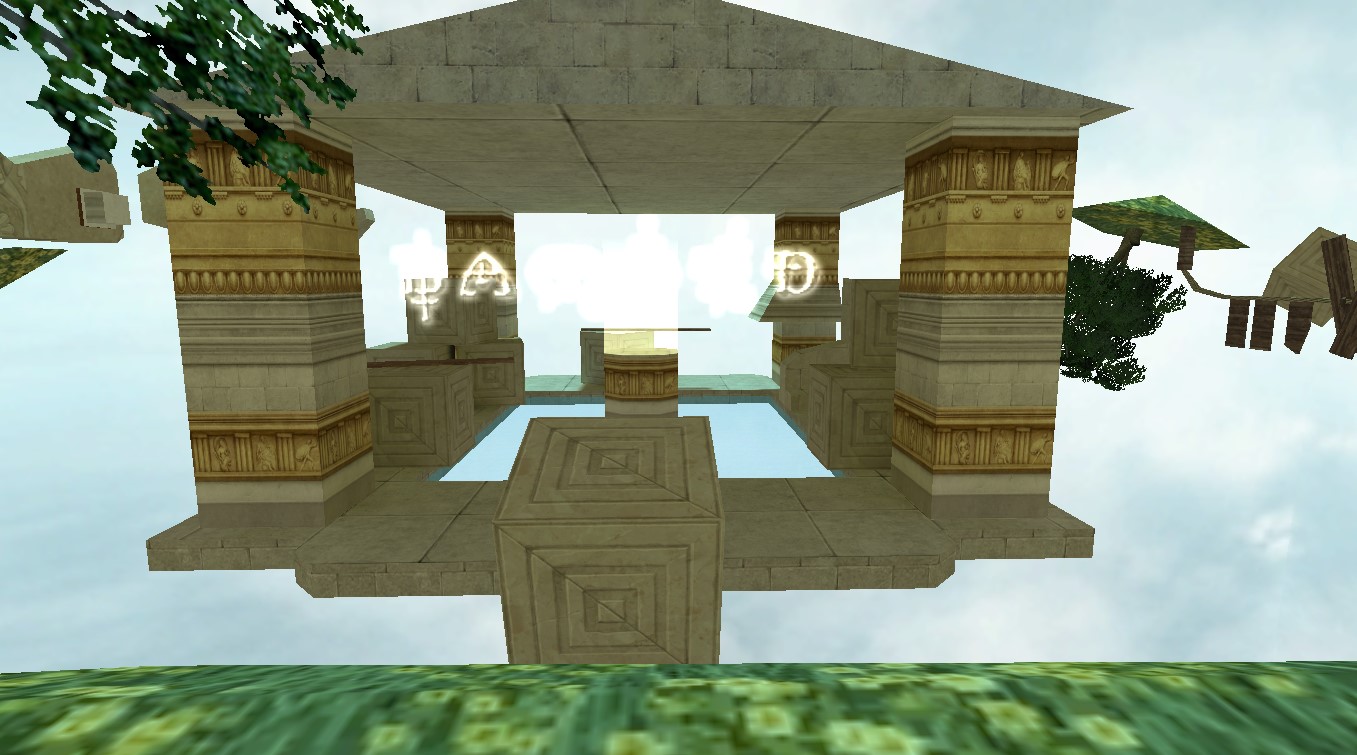 מפת deathrun_aether_b1 במשחק Counter-Strike 1.6