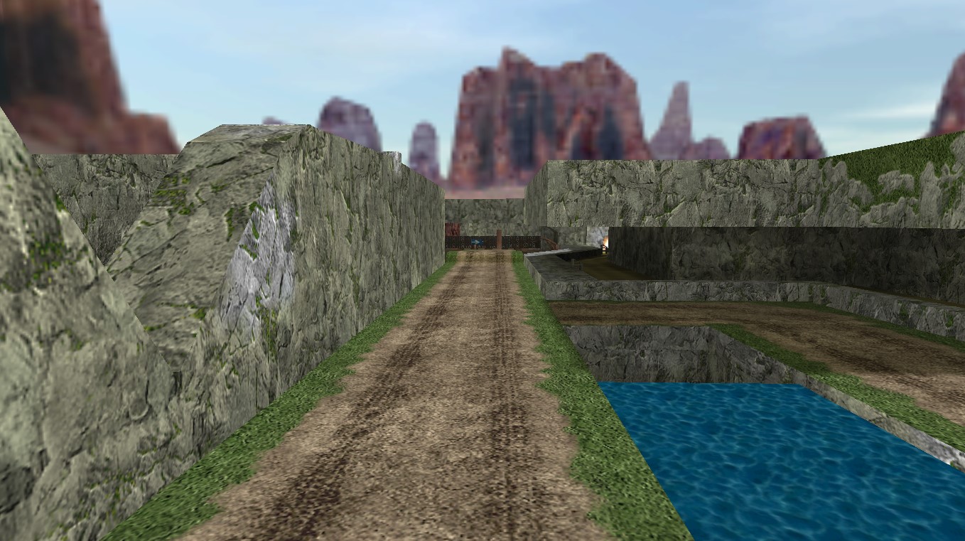 מפת deathrun_countryside_final במשחק Counter-Strike 1.6