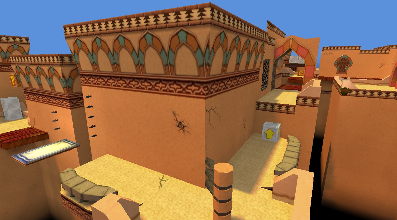 מפת deathrun_crash_arabian במשחק Counter-Strike 1.6