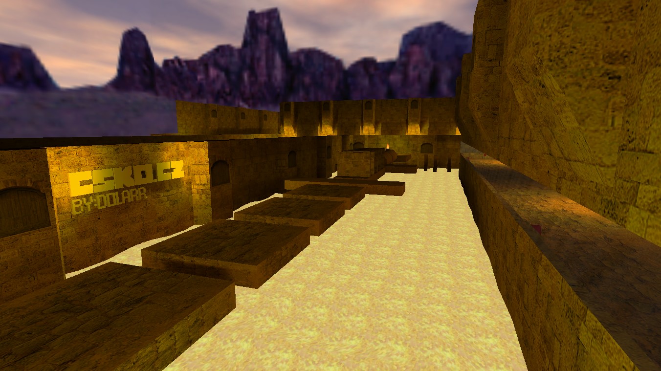 מפת deathrun_dusty במשחק Counter-Strike 1.6