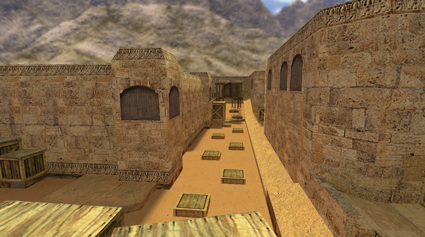 מפת deathrun_dusty2 במשחק Counter-Strike 1.6