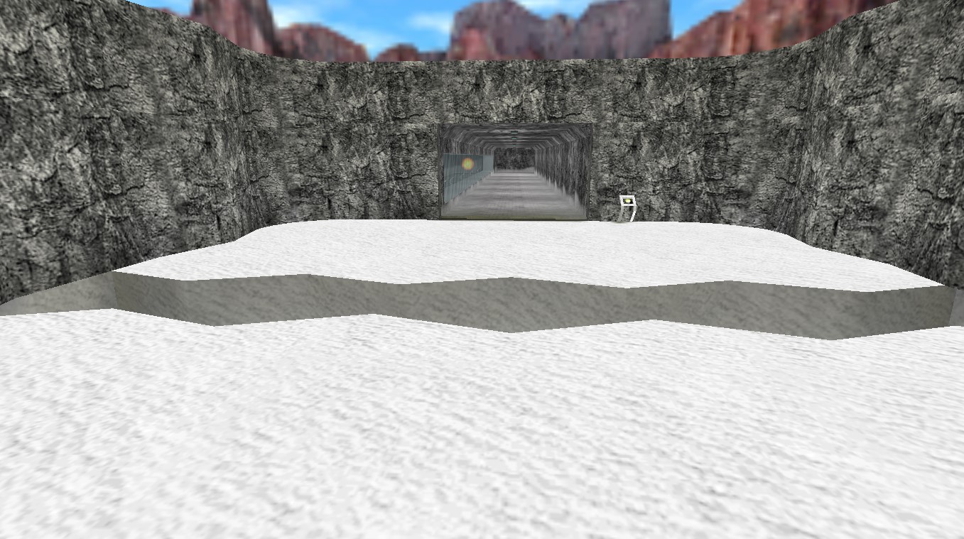 מפת deathrun_grass_winter במשחק Counter-Strike 1.6