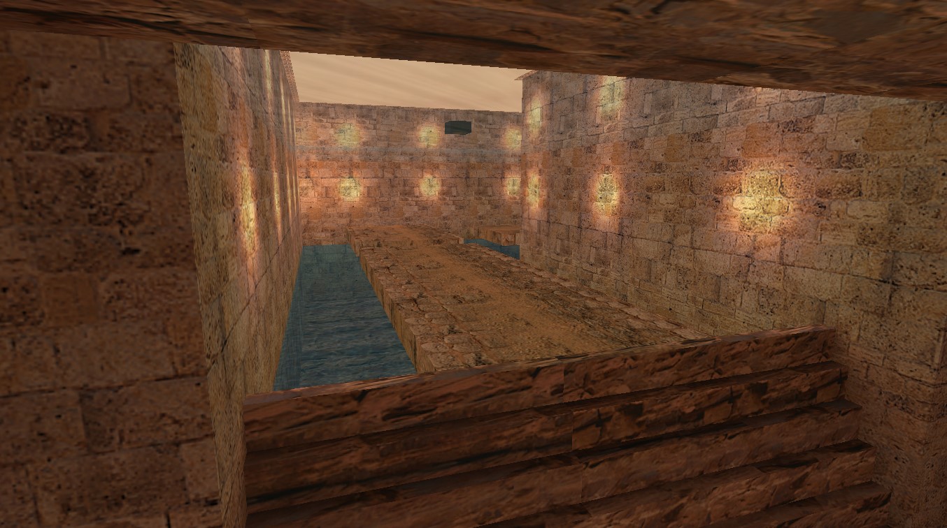מפת deathrun_kolor_v2 במשחק Counter-Strike 1.6