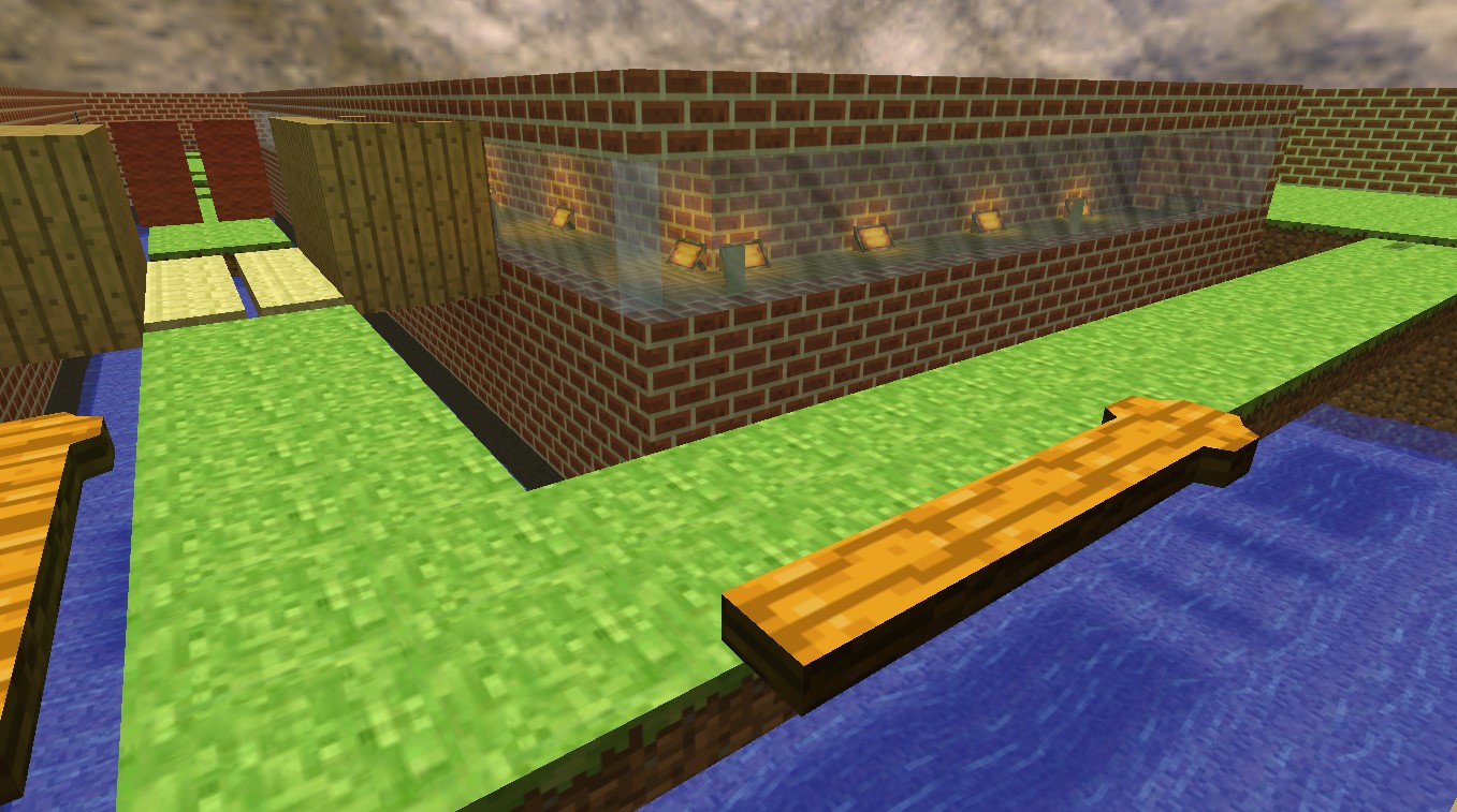 מפת deathrun_minecraft_temple במשחק Counter-Strike 1.6