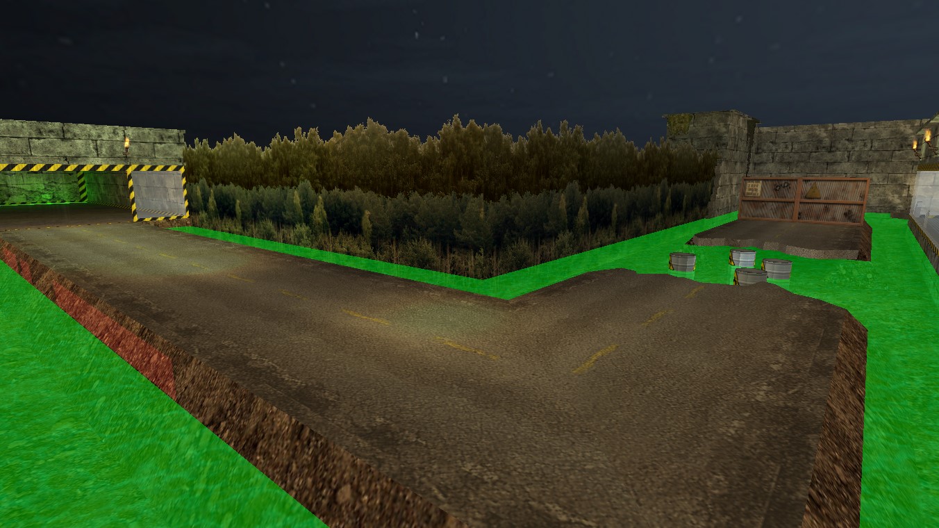 מפת deathrun_roadway במשחק Counter-Strike 1.6
