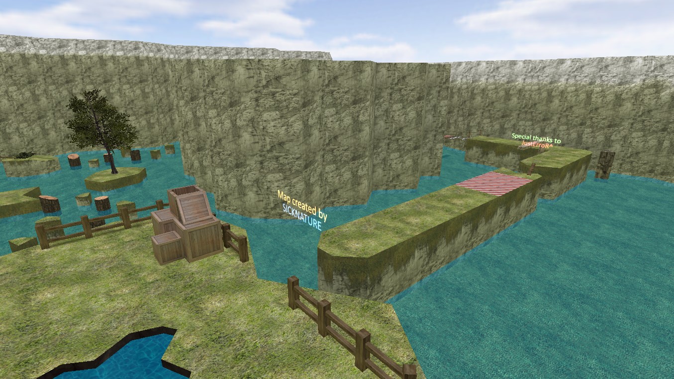מפת deathrun_sicknature_b1 במשחק Counter-Strike 1.6