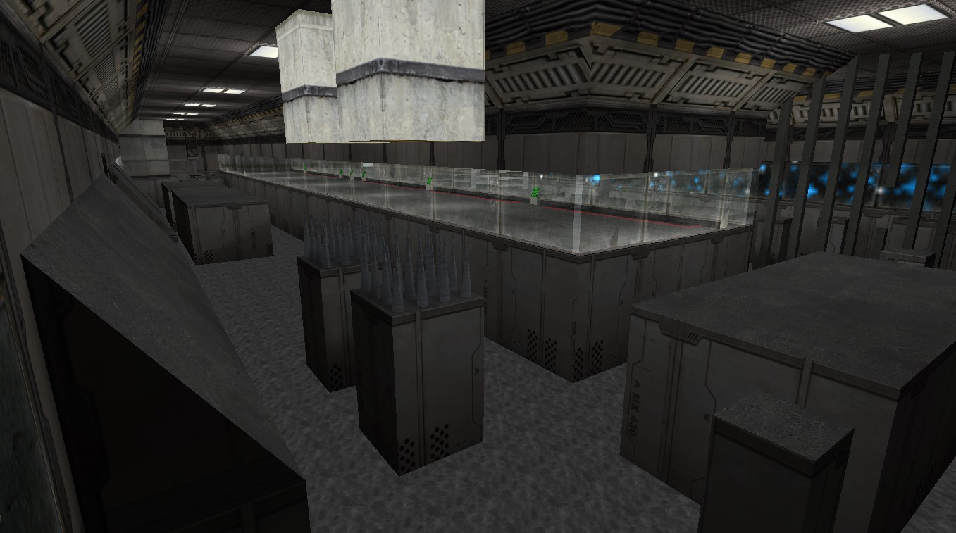 מפת deathrun_space_day_fx במשחק Counter-Strike 1.6