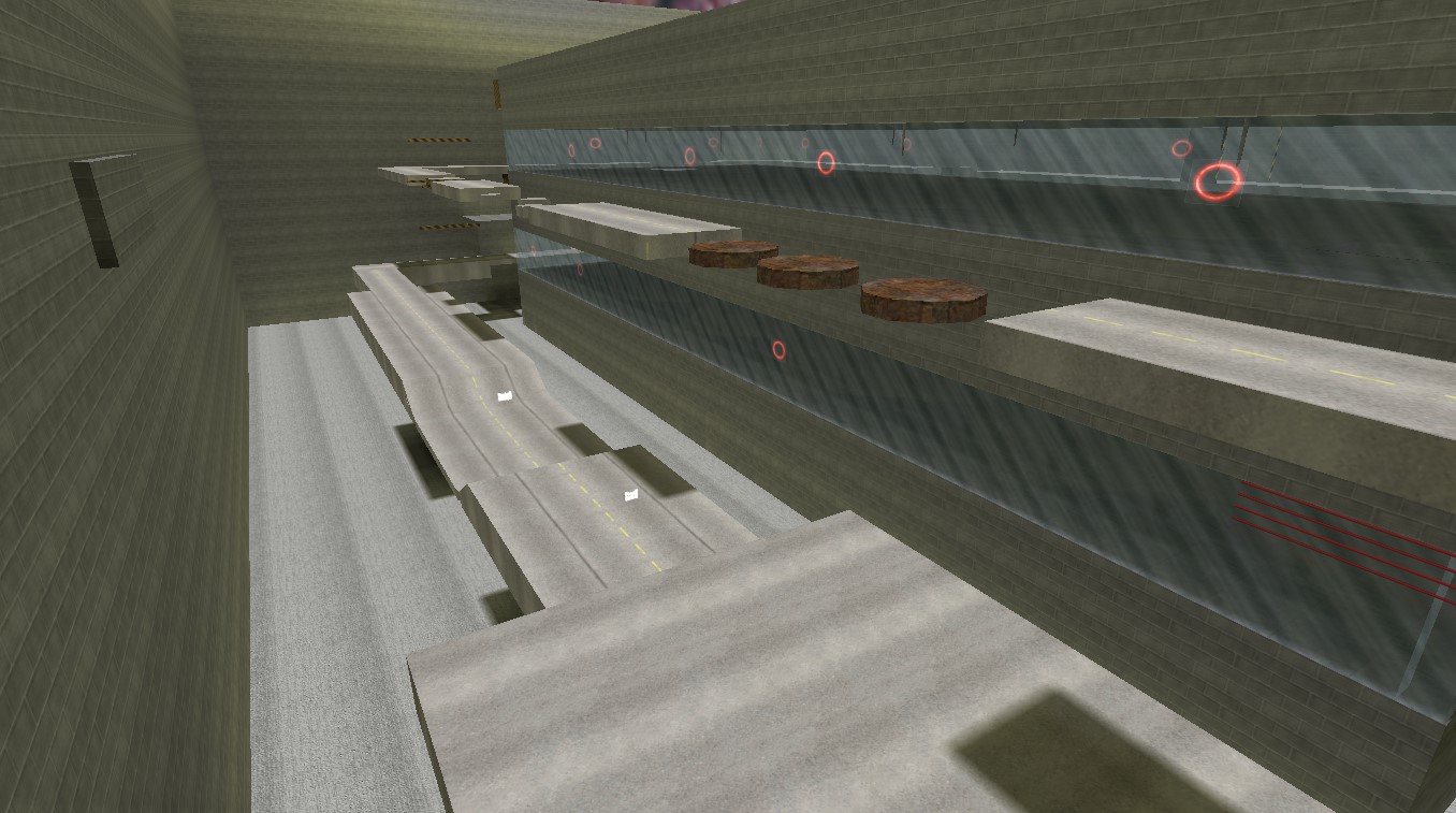 מפת deathrun_trapstreet במשחק Counter-Strike 1.6