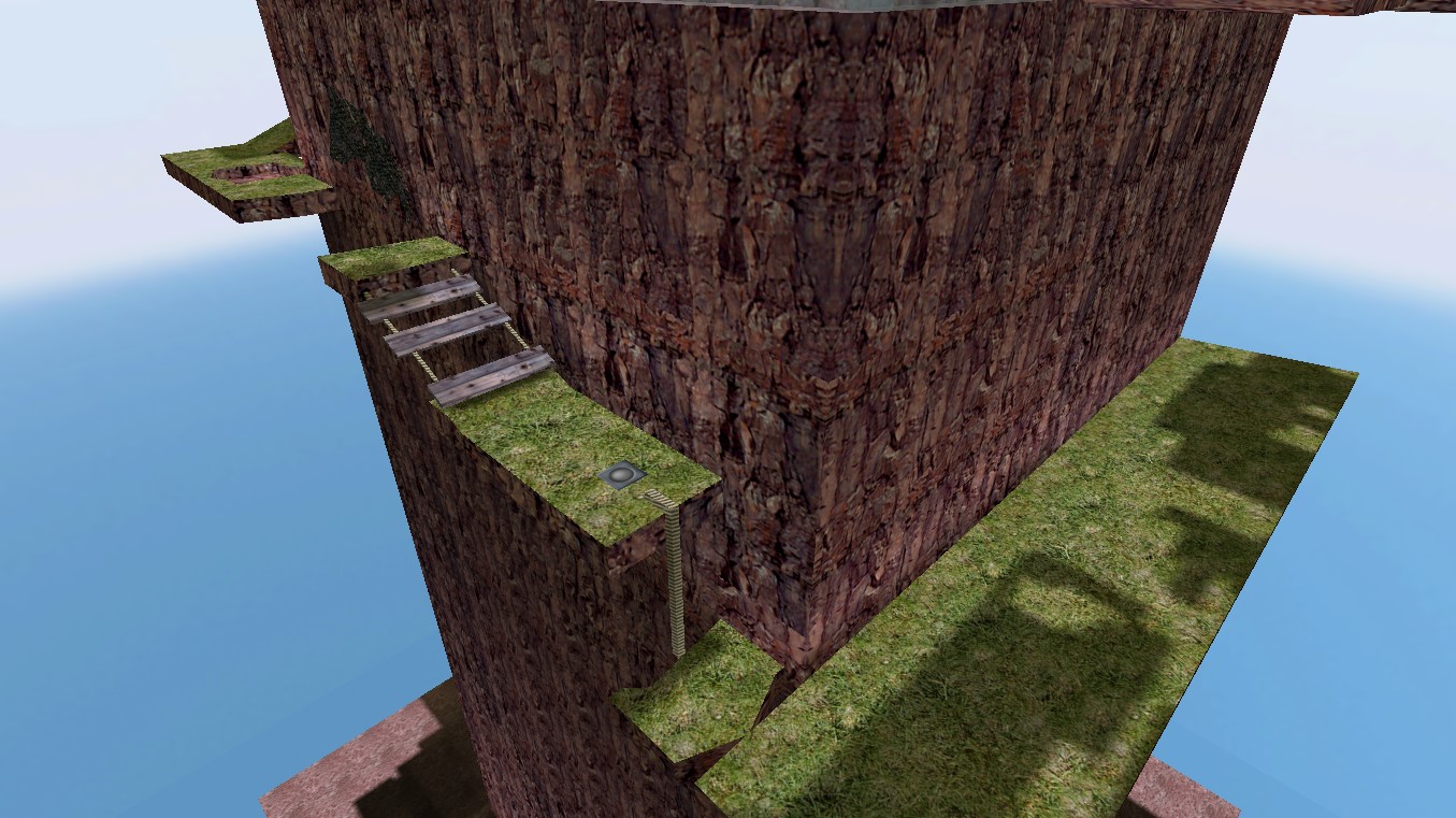 מפת deathrun_unreal_air במשחק Counter-Strike 1.6