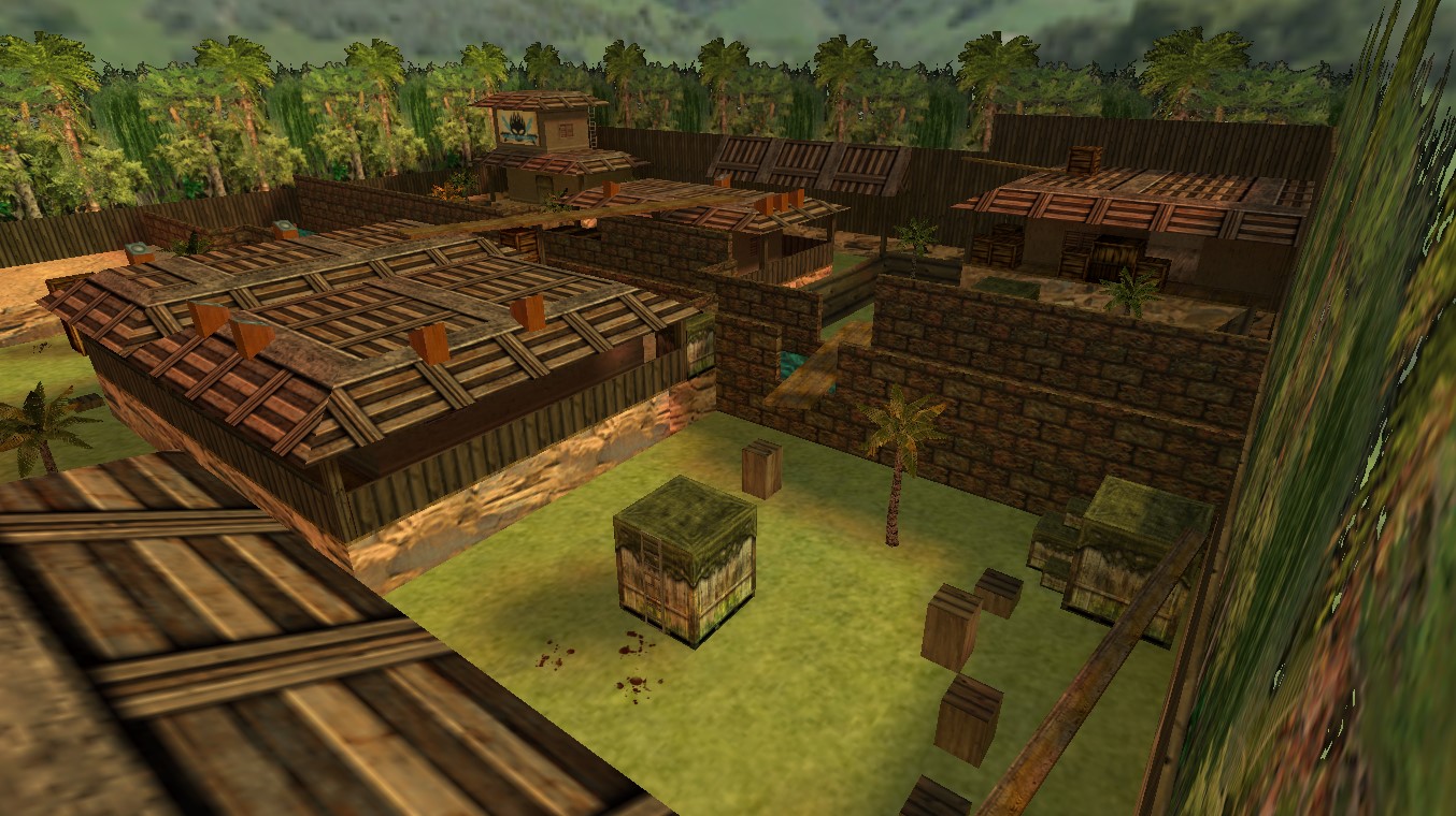 מפת deathrun_village_fixed במשחק Counter-Strike 1.6