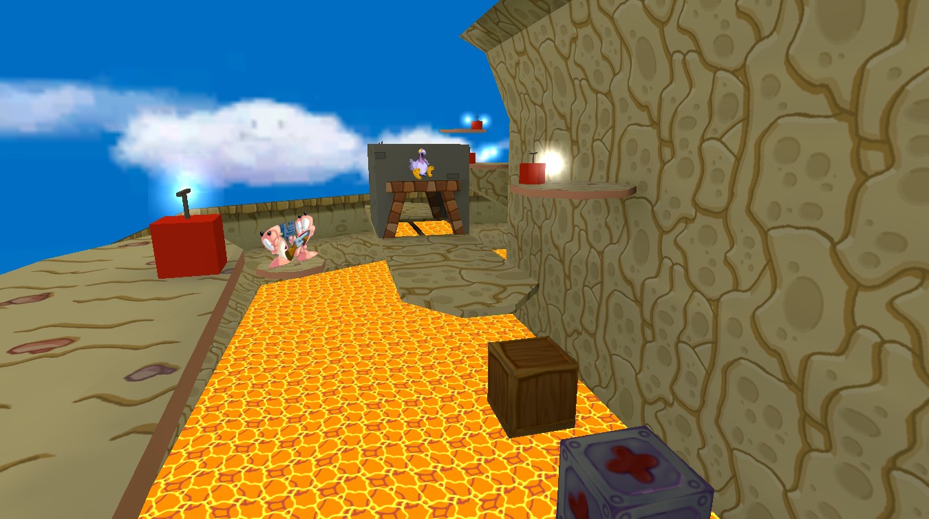 מפת deathrun_w0rms במשחק Counter-Strike 1.6
