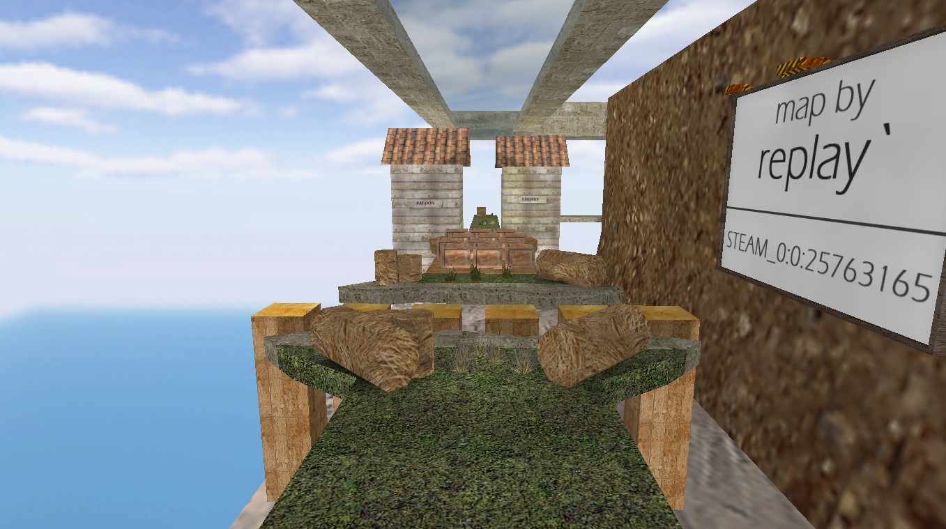 מפת deathrun_woods2 במשחק Counter-Strike 1.6