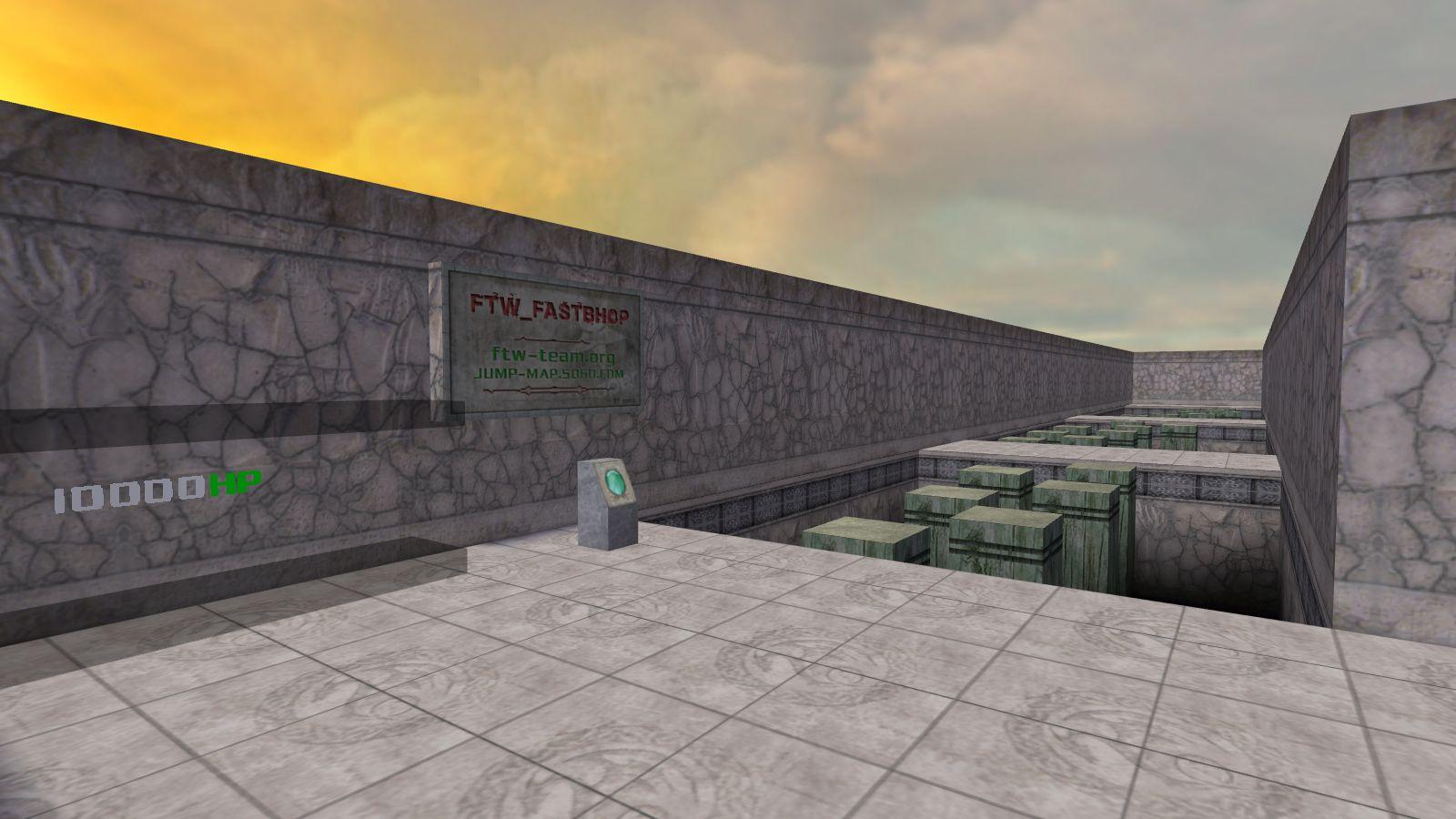מפת ftw_fastbhop במשחק Counter-Strike 1.6