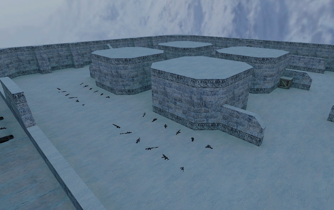 מפת fy_snow במשחק Counter-Strike 1.6