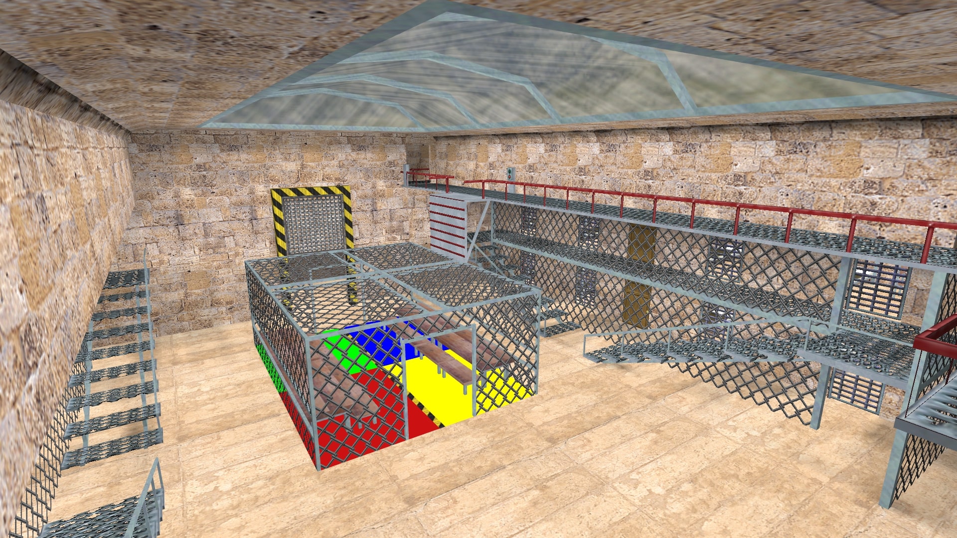 מפת jail_arizona במשחק Counter-Strike 1.6