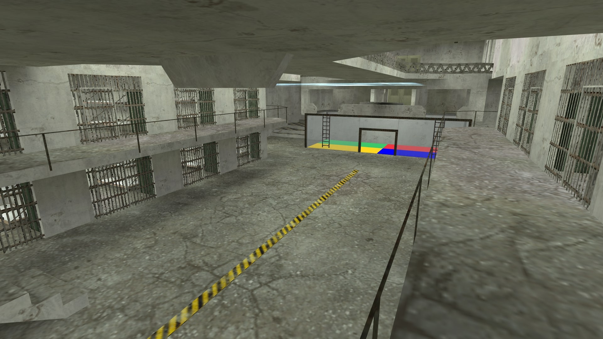 מפת jail_concrete_widow במשחק Counter-Strike 1.6