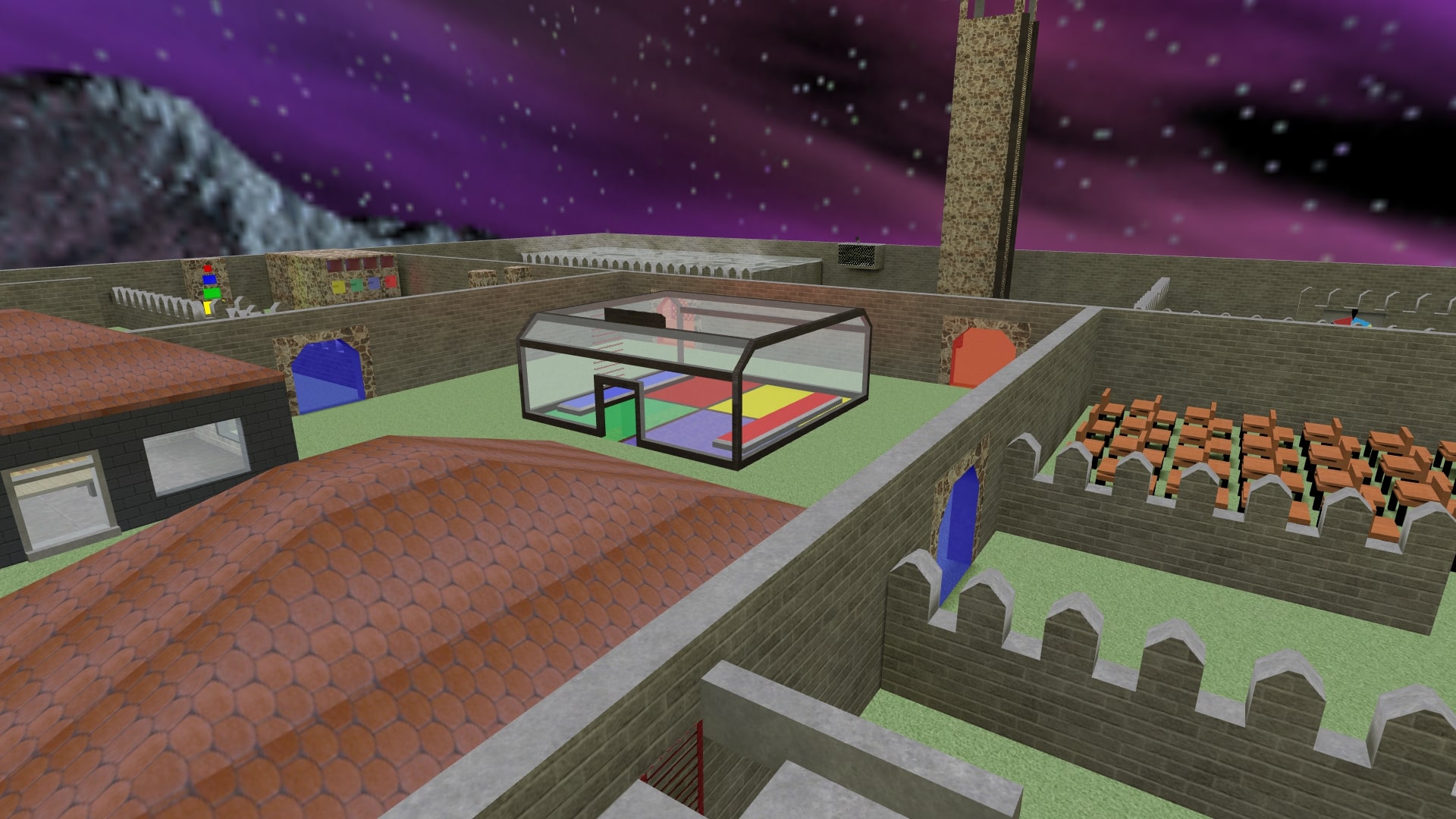 מפת jail_gameworld_v1 במשחק Counter-Strike 1.6