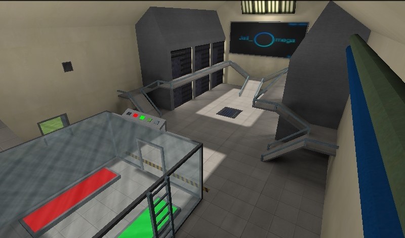 מפת jail_omega במשחק Counter-Strike 1.6