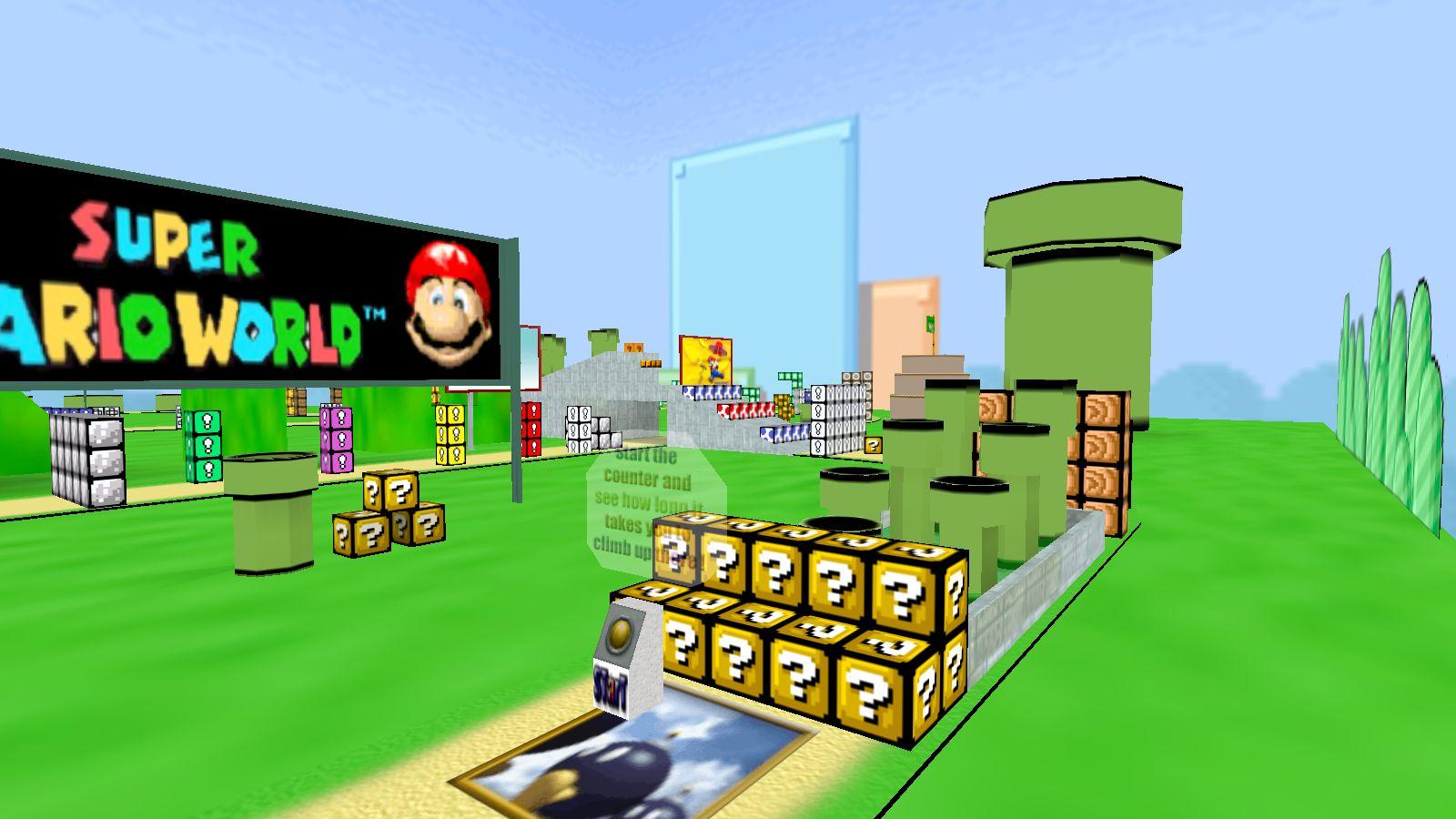 מפת kz_wsp_marioland במשחק Counter-Strike 1.6
