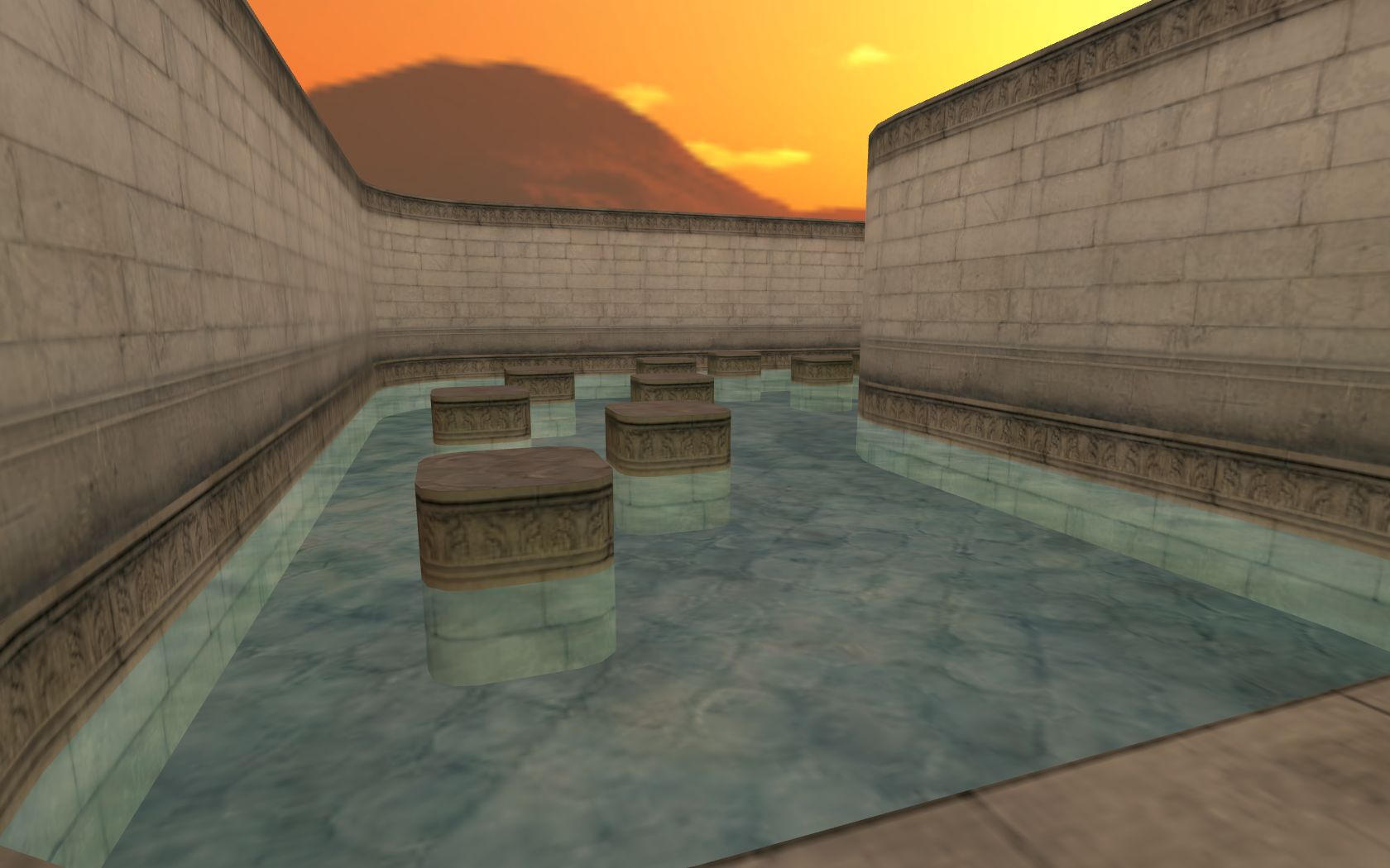 מפת kzarg_sunsethop במשחק Counter-Strike 1.6