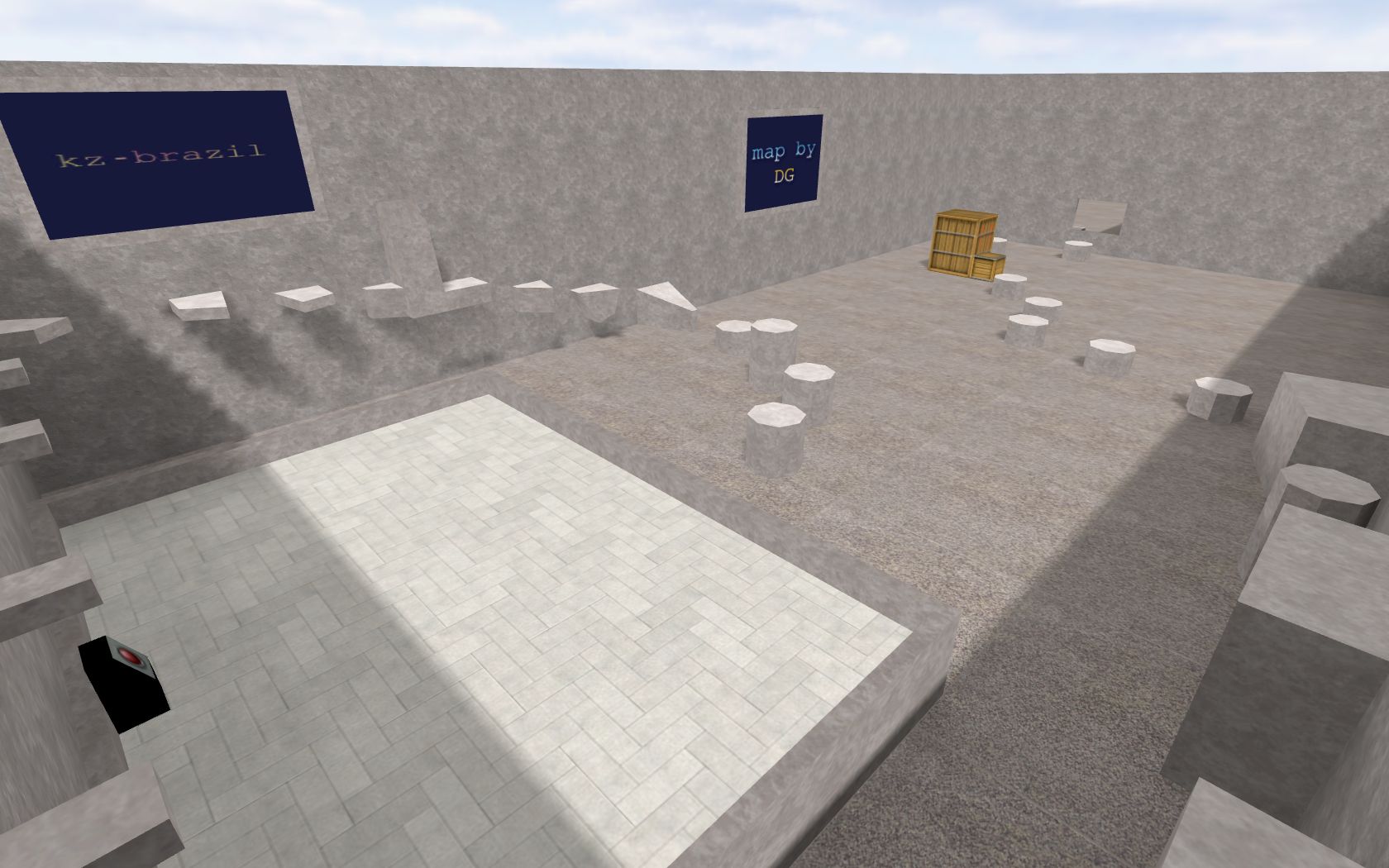 מפת kzbr_bhop_esc במשחק Counter-Strike 1.6