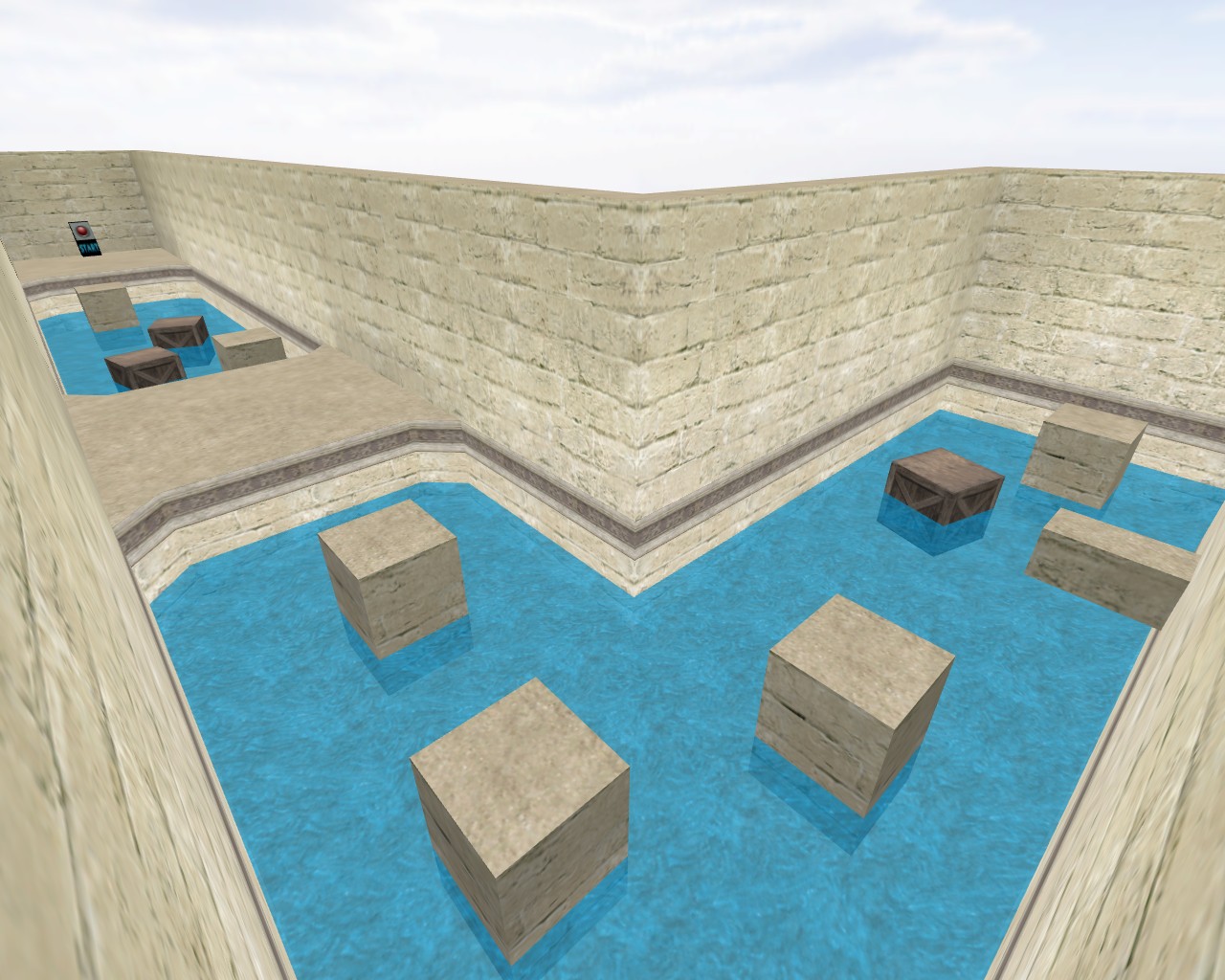 מפת nz_sandbhops במשחק Counter-Strike 1.6