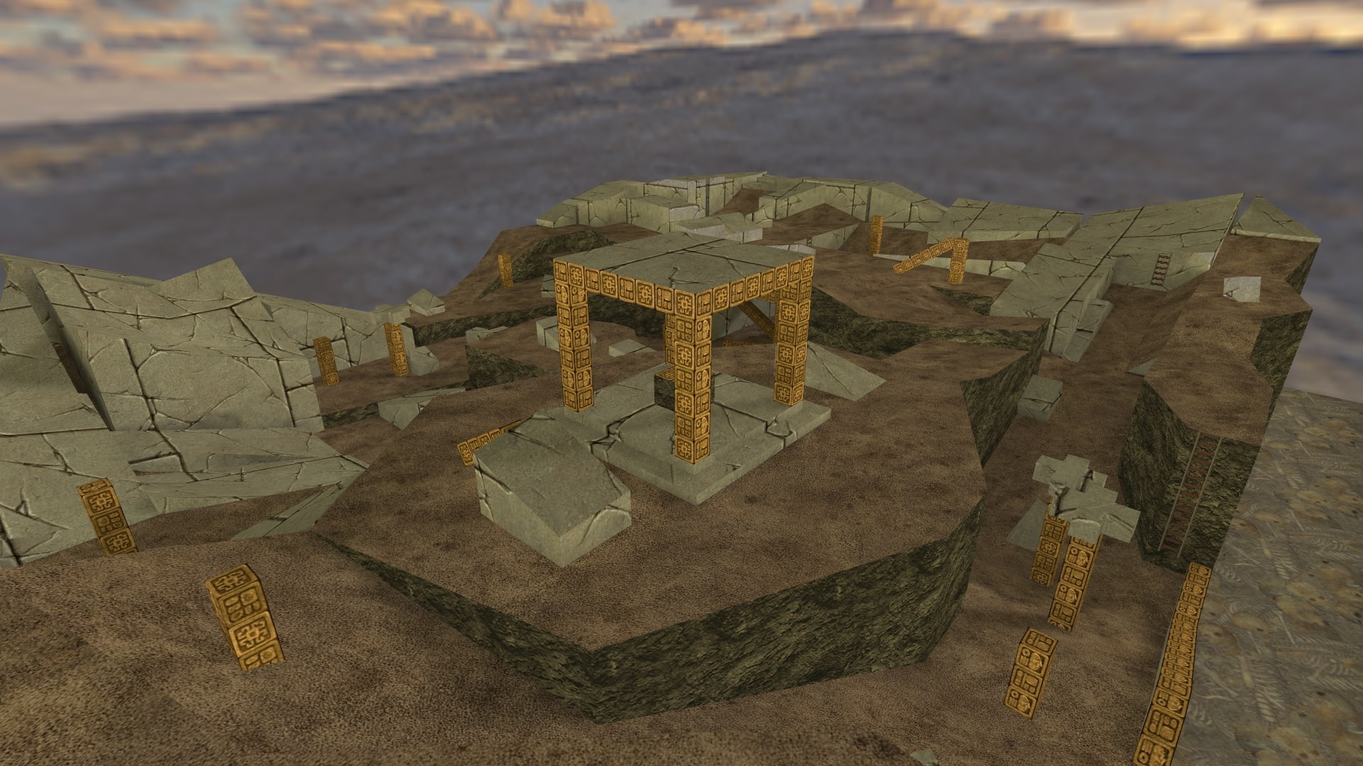 מפת rayish_ruins במשחק Counter-Strike 1.6