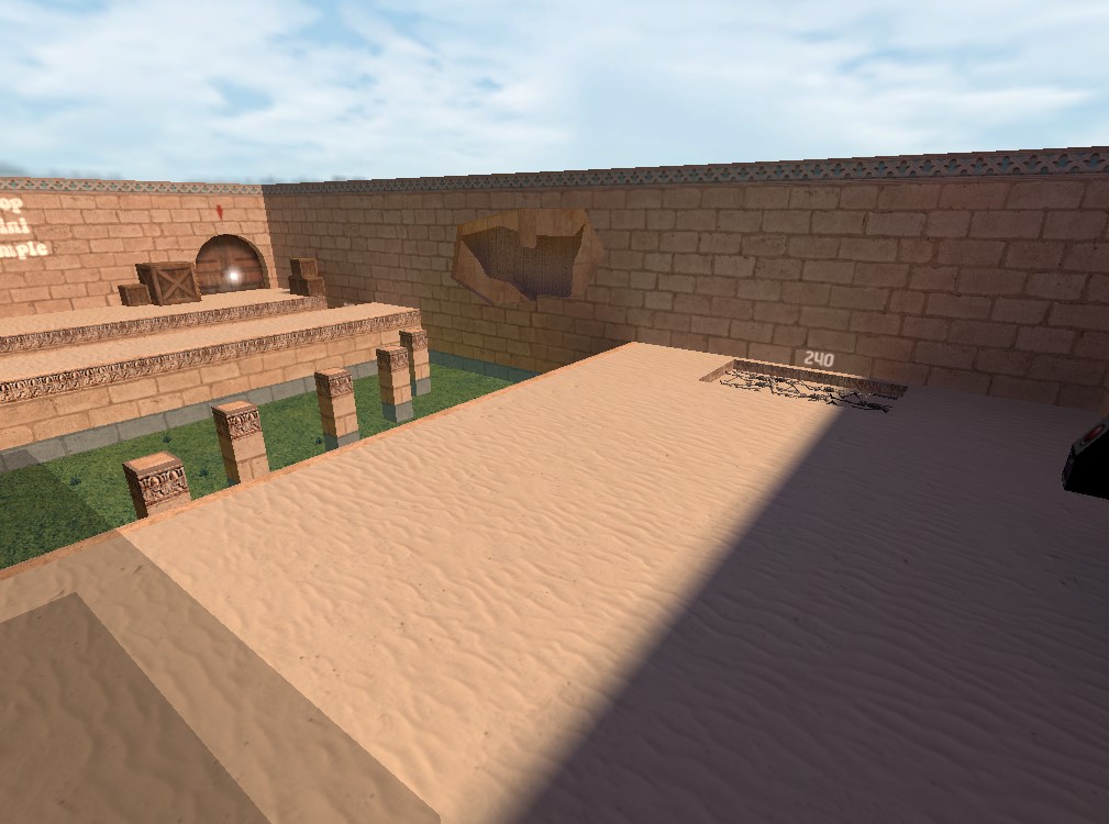 מפת shr_bhop_minitemple במשחק Counter-Strike 1.6