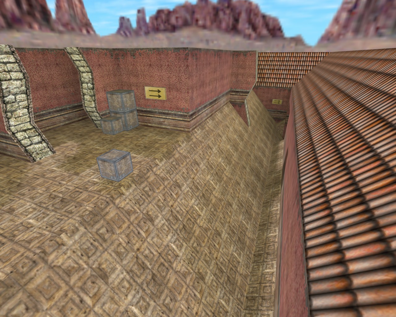 מפת slide_cobkz_town במשחק Counter-Strike 1.6