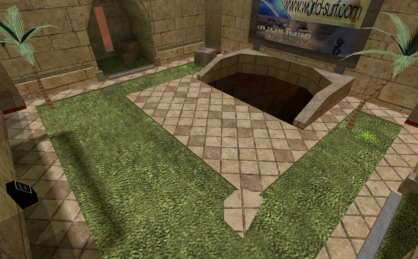 מפת surf_atum במשחק Counter-Strike 1.6