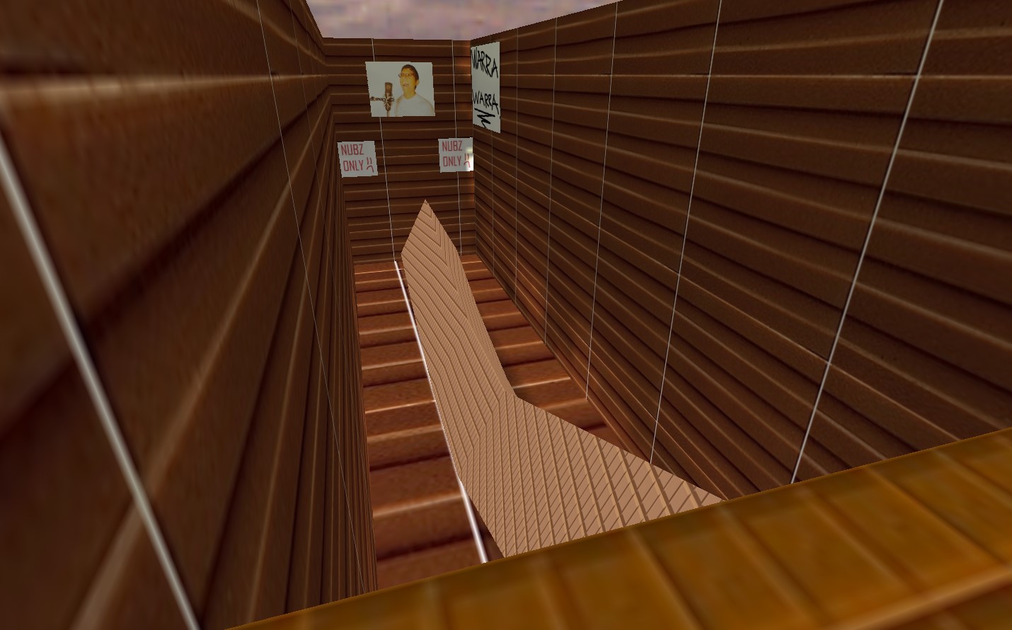מפת surf_chocolate במשחק Counter-Strike 1.6