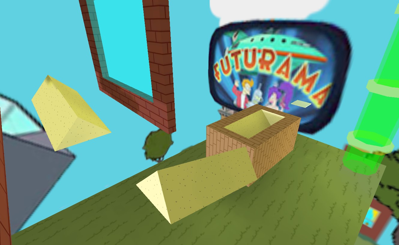 מפת surf_futurama במשחק Counter-Strike 1.6