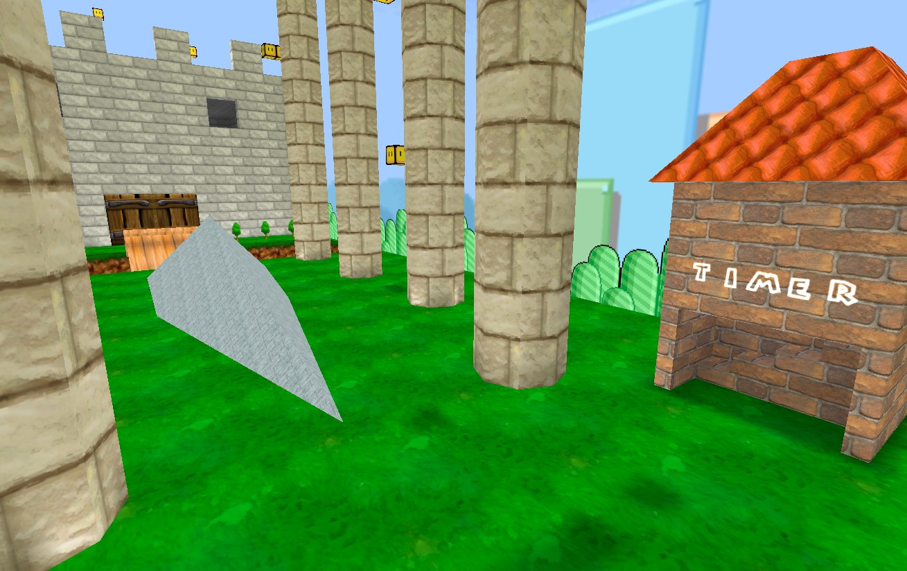 מפת surf_mario_castle במשחק Counter-Strike 1.6